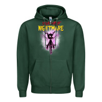 Sports Green Your Worst Nightmare Zipper Hoodie - artisFamous