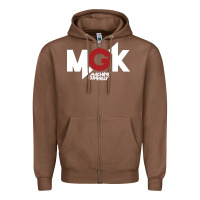 Chestnut machine gun Zipper Hoodie - artisFamous