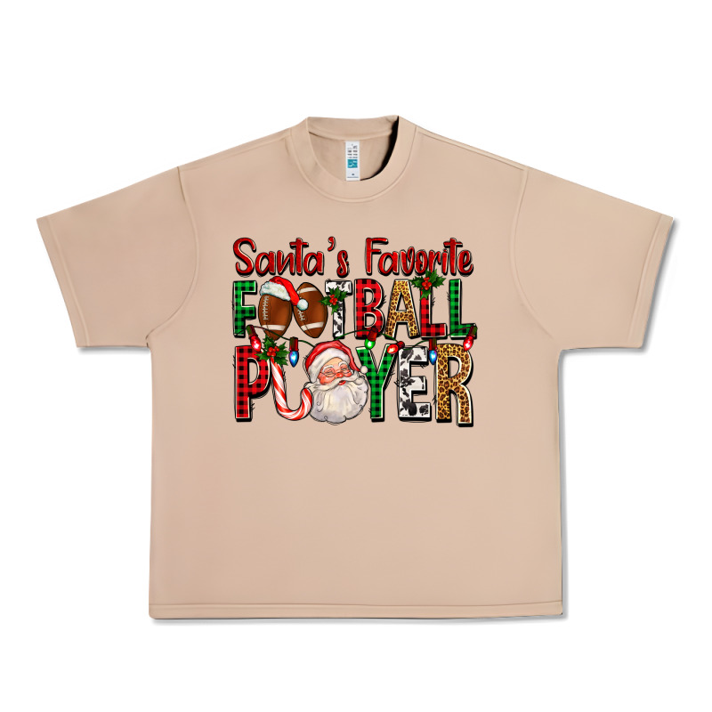 Santa's Favorite Football Player For Christmas Urban Heavy Tee by FaDigitalArtStudio | Teevron