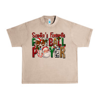 French Oak Santa's Favorite Football Player For Christmas Urban Heavy Tee - FaDigitalArtStudio