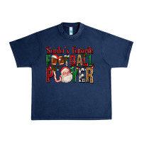 Navy Santa's Favorite Football Player For Christmas Urban Heavy Tee - FaDigitalArtStudio