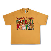 Peanut Butter Santa's Favorite Football Player For Christmas Urban Heavy Tee - FaDigitalArtStudio