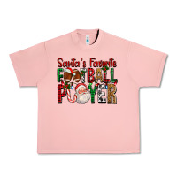 Salmon Santa's Favorite Football Player For Christmas Urban Heavy Tee - FaDigitalArtStudio