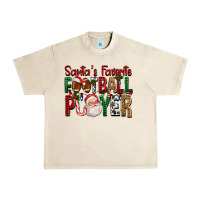 Sandshell Santa's Favorite Football Player For Christmas Urban Heavy Tee - FaDigitalArtStudio