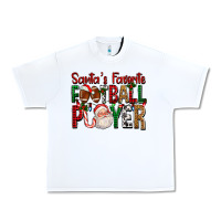 White Santa's Favorite Football Player For Christmas Urban Heavy Tee - FaDigitalArtStudio