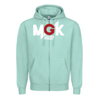 Seafoam machine gun Zipper Hoodie - artisFamous