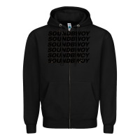 Black soundbwoy Zipper Hoodie - artisFamous