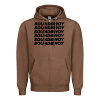 Chestnut soundbwoy Zipper Hoodie - artisFamous