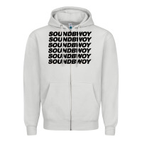 Dove Grey soundbwoy Zipper Hoodie - artisFamous