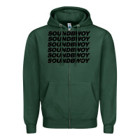 Sports Green soundbwoy Zipper Hoodie - artisFamous