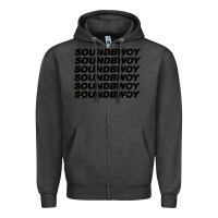 Charcoal Heather soundbwoy Zipper Hoodie - artisFamous