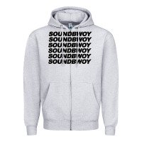 Heather Grey soundbwoy Zipper Hoodie - artisFamous