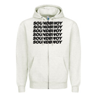 Oatmeal Heather soundbwoy Zipper Hoodie - artisFamous