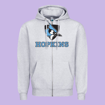 Phone Case John Hopkins Blue Bird Zipper Hoodie Designed By Artisfamous