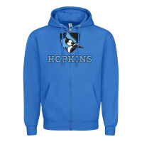 True Royal phone case john hopkins blue bird Zipper Hoodie - artisFamous