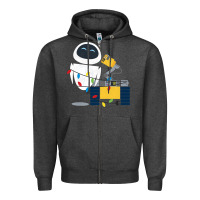 Wall E Eve Christmas Light Wrap Graphic T Shirt Zipper Hoodie | Teevron