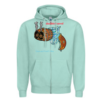 Seafoam Double Barrel Zipper Hoodie - artisFamous