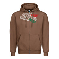 Chestnut mexico flag Zipper Hoodie - artisFamous