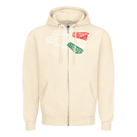 Sandshell mexico flag Zipper Hoodie - artisFamous