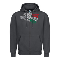 Smoke mexico flag Zipper Hoodie - artisFamous