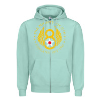 Seafoam mighty eighth   8th air force Zipper Hoodie - artisFamous