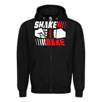 Black shake and bake tees Zipper Hoodie - artisFamous