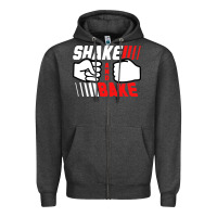 Charcoal Heather shake and bake tees Zipper Hoodie - artisFamous