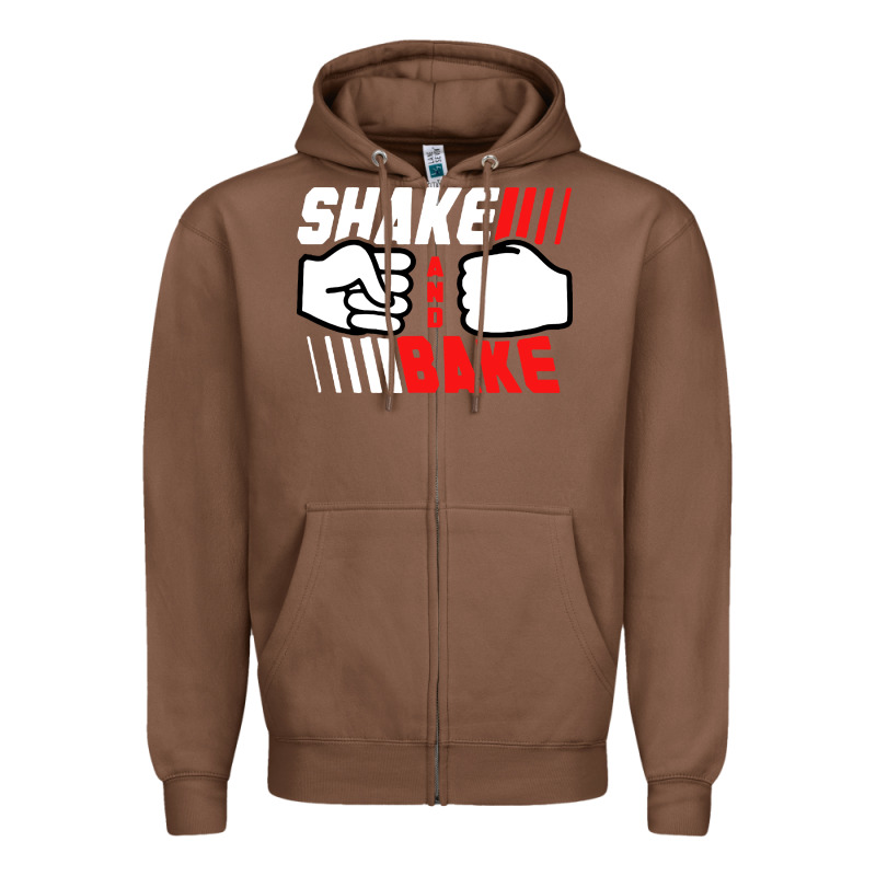 Shake And Bake Tees Zipper Hoodie by artisFamous | Teevron