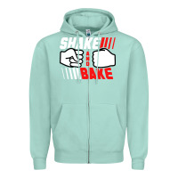 Seafoam shake and bake tees Zipper Hoodie - artisFamous