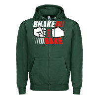 Sports Green shake and bake tees Zipper Hoodie - artisFamous