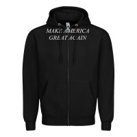 Black make america great again Zipper Hoodie - artisFamous