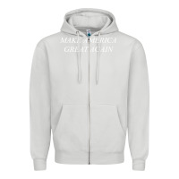 Dove Grey make america great again Zipper Hoodie - artisFamous