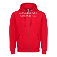 Red make america great again Zipper Hoodie - artisFamous