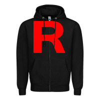 Black team rocket long sleeve t shirt Zipper Hoodie - artisFamous