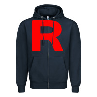 Navy team rocket long sleeve t shirt Zipper Hoodie - artisFamous