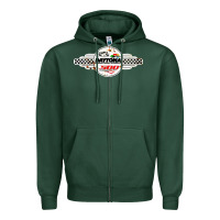 Sports Green daytona speedway Zipper Hoodie - artisFamous