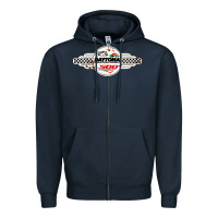 Navy daytona speedway Zipper Hoodie - artisFamous