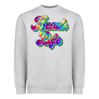 Heather Grey beach life Heavyweight Sweatshirt - JahusDesignShop
