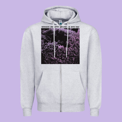 Darker My Love Alive As You Are Zipper Hoodie Designed By Artisfamous