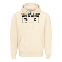 Sandshell mens the element of chill thc marijuana joke black Zipper Hoodie - artisFamous