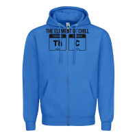 True Royal mens the element of chill thc marijuana joke black Zipper Hoodie - artisFamous