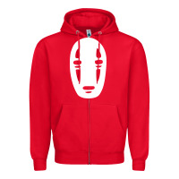 Red noface spirited away halloween Zipper Hoodie - artisFamous