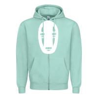 Seafoam noface spirited away halloween Zipper Hoodie - artisFamous