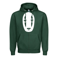 Noface Spirited Away Halloween Zipper Hoodie | Teevron