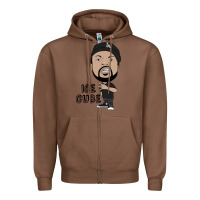 Chestnut Ice Cube Zipper Hoodie - artisFamous