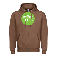 Chestnut Whole Foods Market Zipper Hoodie - artisFamous