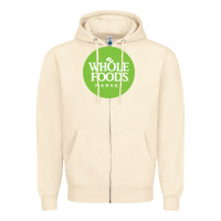 Sandshell Whole Foods Market Zipper Hoodie - artisFamous