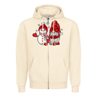 Sandshell snowman gnome Zipper Hoodie - JahusDesignShop