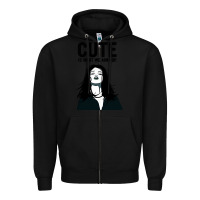 Black cute is what we aim for Zipper Hoodie - artisFamous