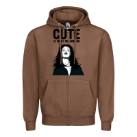 Chestnut cute is what we aim for Zipper Hoodie - artisFamous